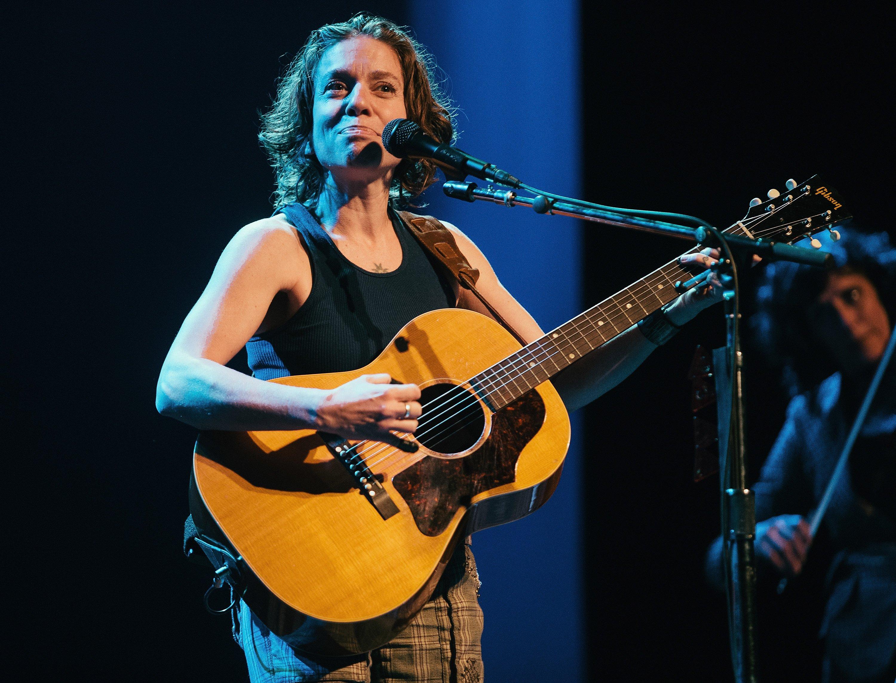 Fans at a Ani DiFranco concert